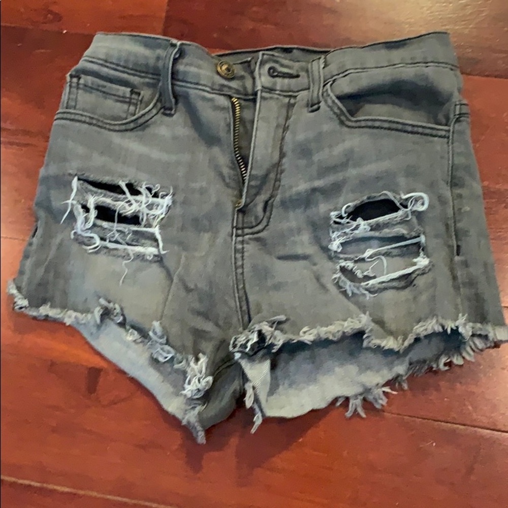 Gray jean shorts!